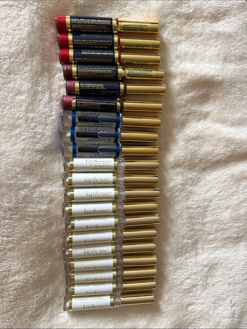 LipSense Assorted Color LipSense Set - Reds, Pinks, Blue, Clear